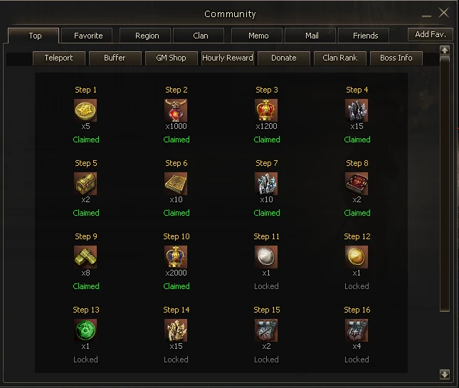 Hourly Rewards